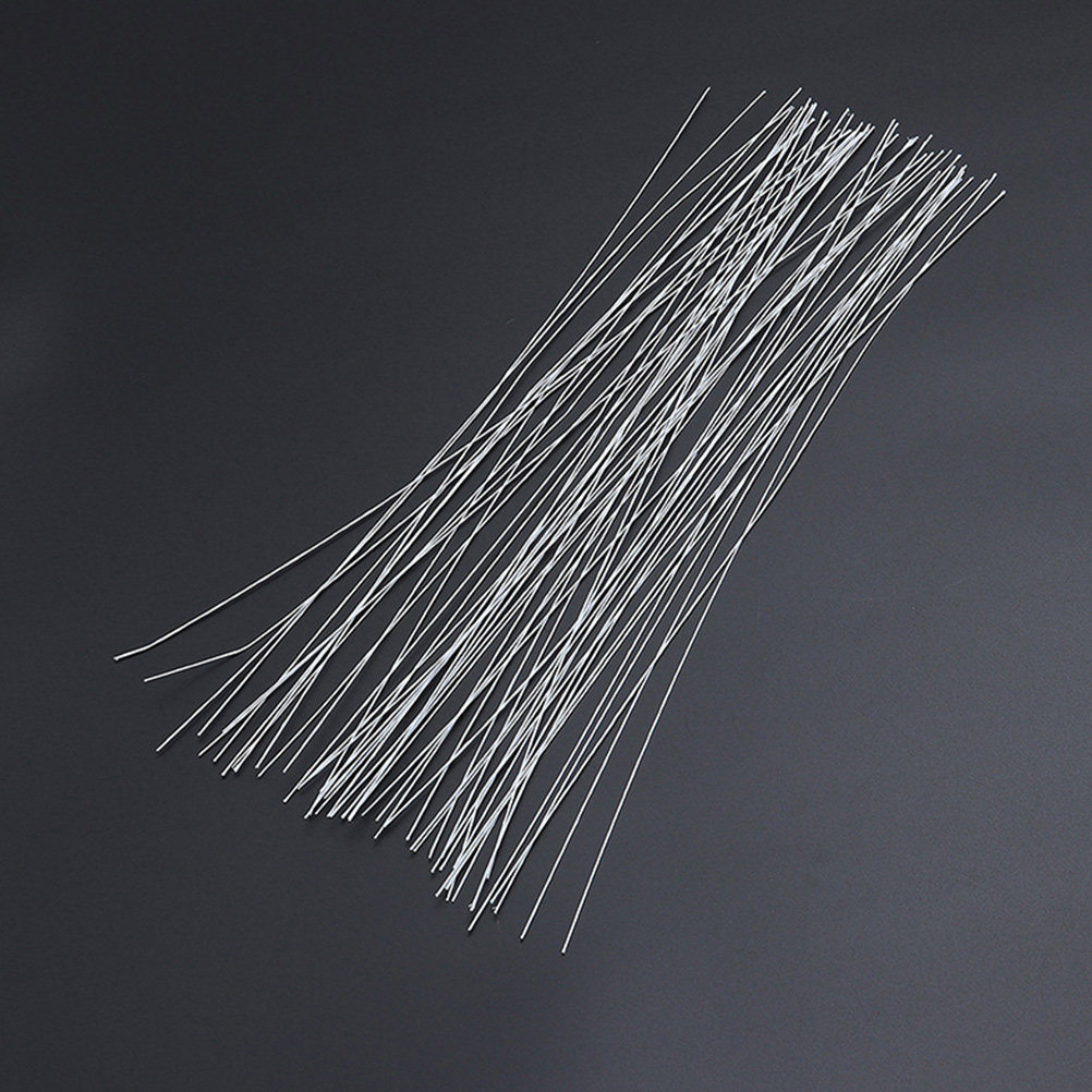 Wire Stem Florist - 60Pcs Floral Wire Stems Paper Flower