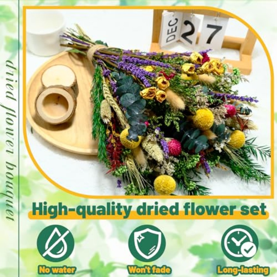 15 Kind Natural DIY Dried Flow - огляд і ціна Eucalyptus Preserved