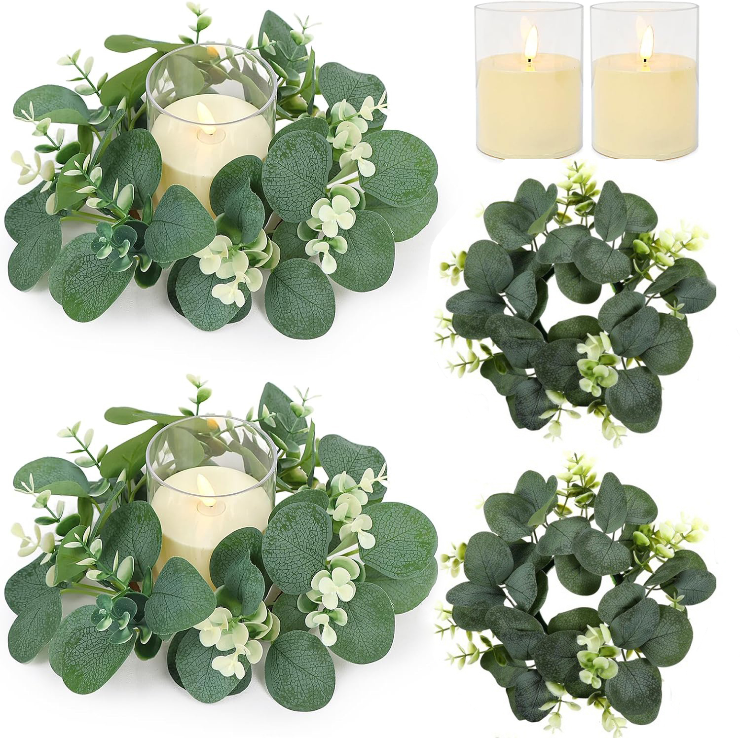 1/2/4Pcs Artificial Garland Gr - огляд і ціна Eucalyptus Preserved