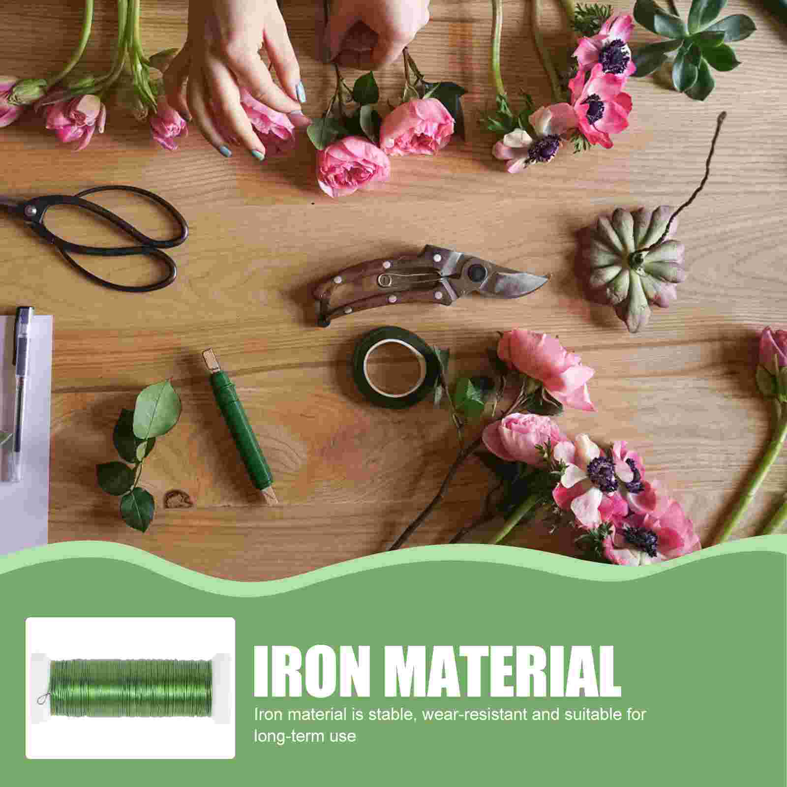2 Rolls Wrapped Floral Stem Wi - огляд і ціна Wire Stem Florist