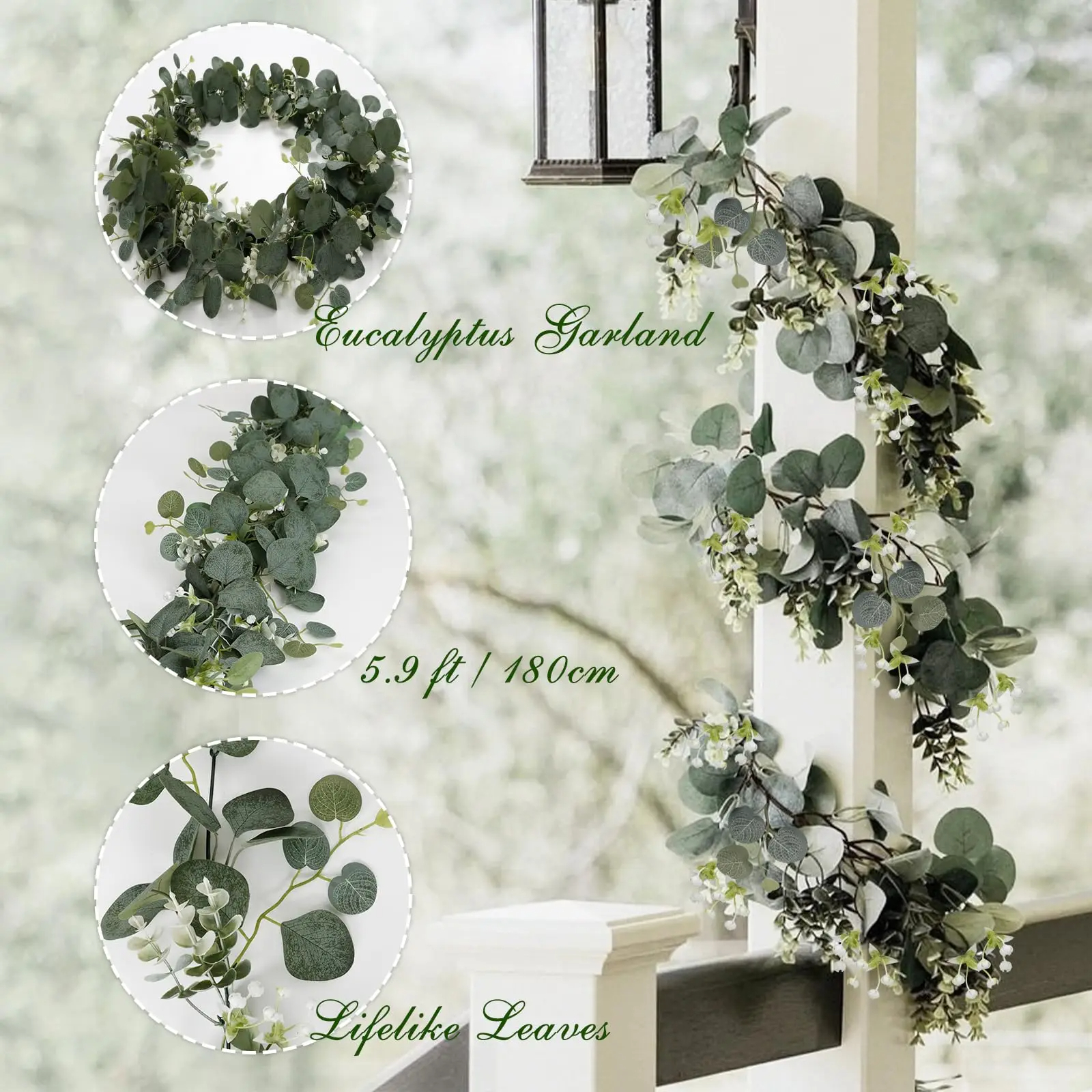 1pc Artificial Eucalyptus Leav - огляд і ціна Eucalyptus Preserved