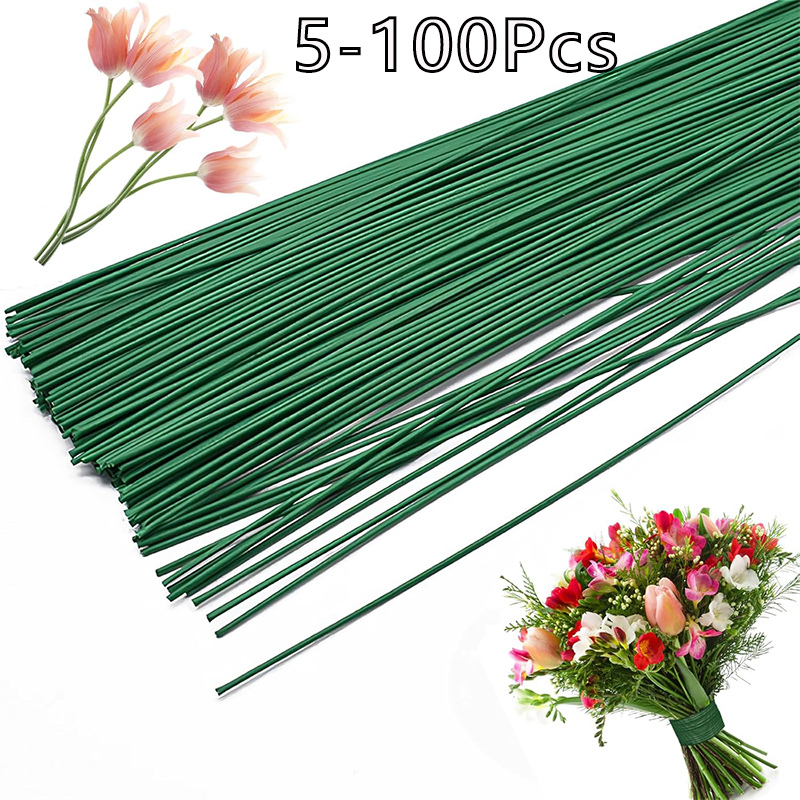 5-100Pcs Mini Green Floral Wir - огляд і ціна Wire Stem Florist