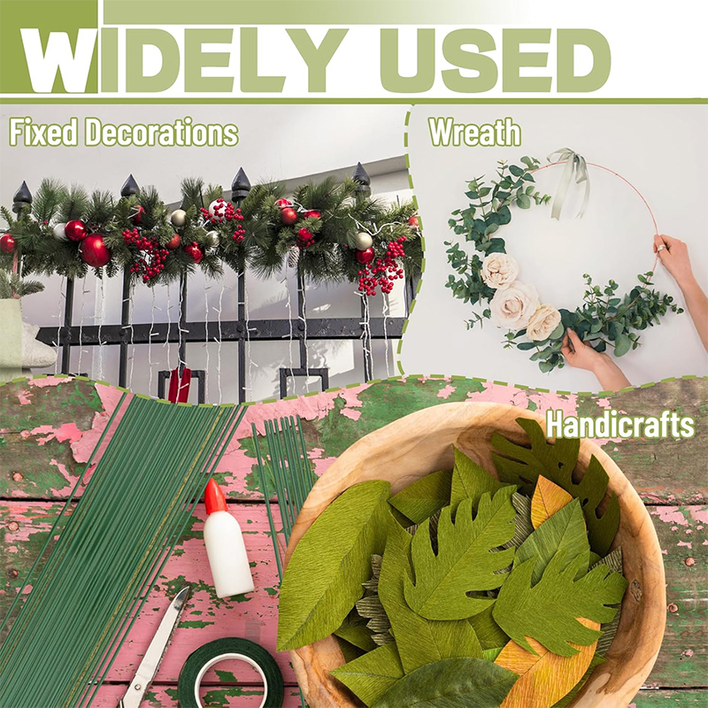 5-100Pcs Mini Green Floral Wir - огляд і ціна Wire Stem Florist